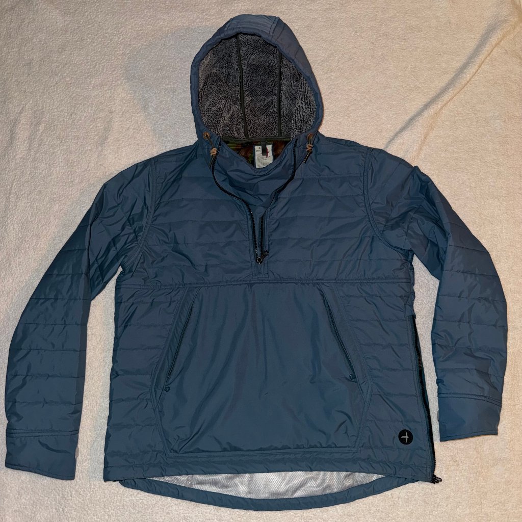 Relwen Channel Anorak - Gas Blue - Size Large